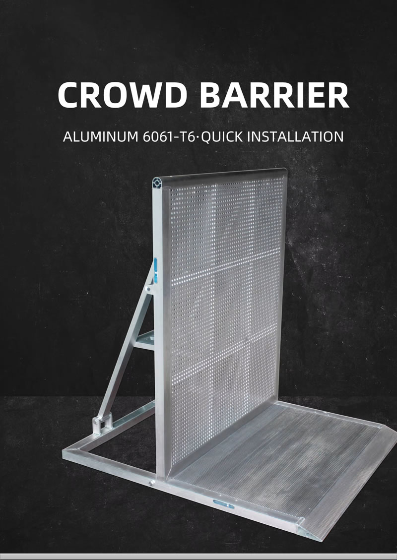Difference Between Fixed Fence and Portable Crowd Safety Barrier