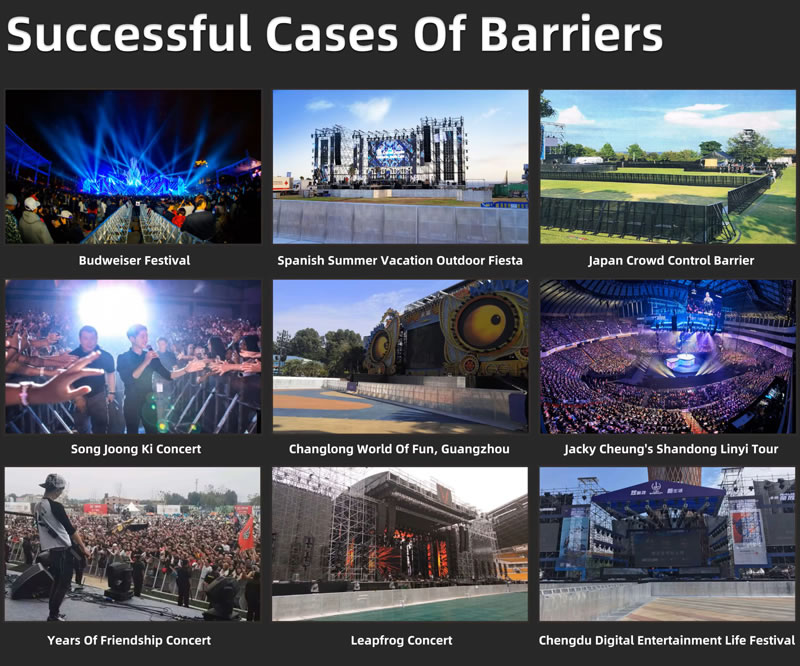 Rust-proof crowd control barricade Rust-proof crowd control barricade